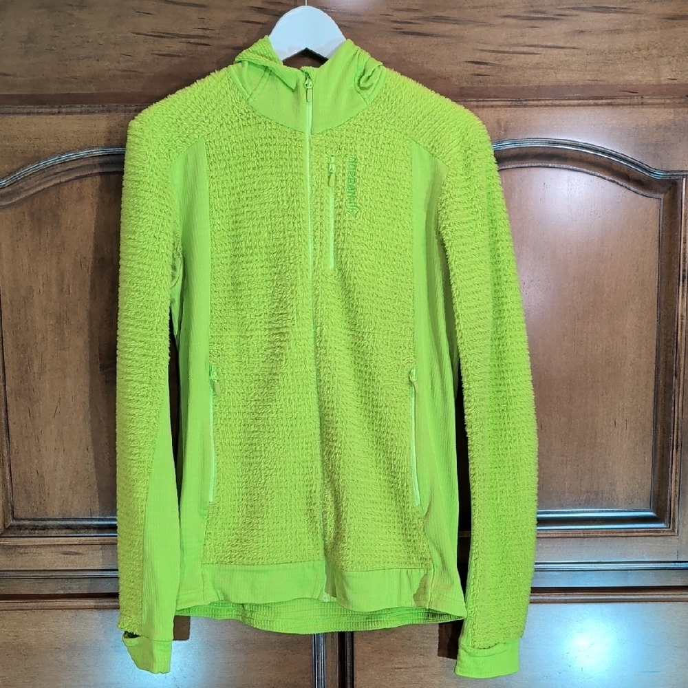 Norrøna Lofoten Alpha Raw Full Zip Hoodie Birch Green Small Polartec